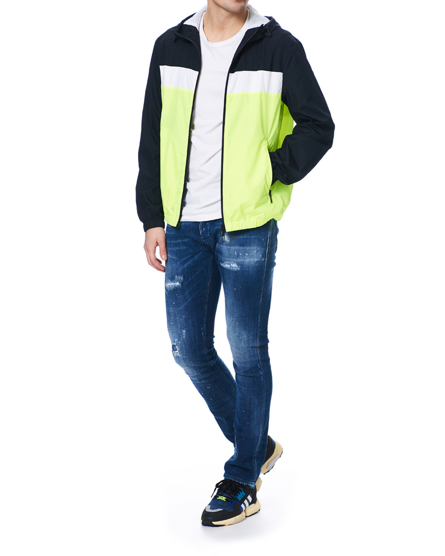 Heren | Jassen | Emporio Armani | Windbreaker Jacket Navy/Yellow