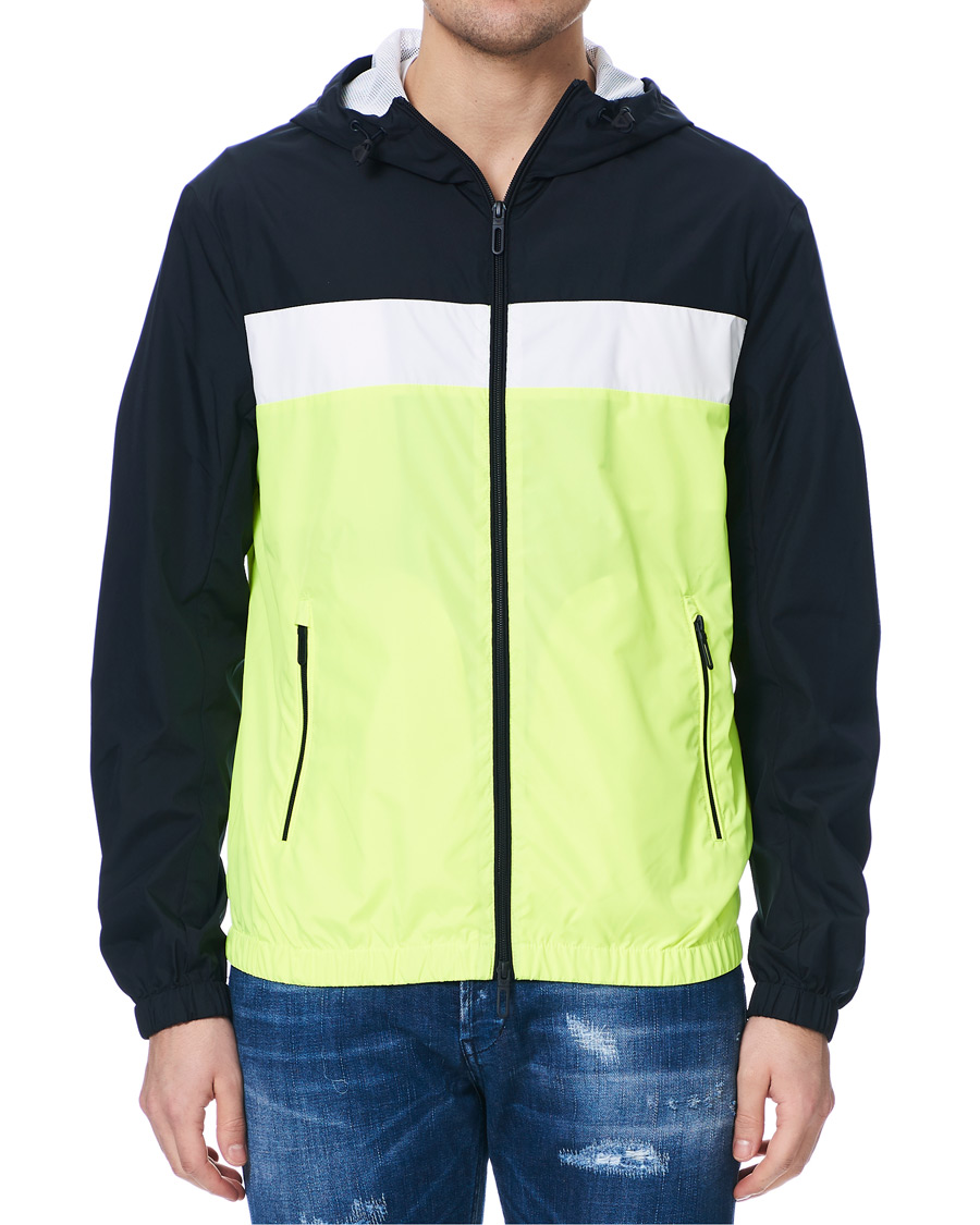 Heren | Jassen | Emporio Armani | Windbreaker Jacket Navy/Yellow