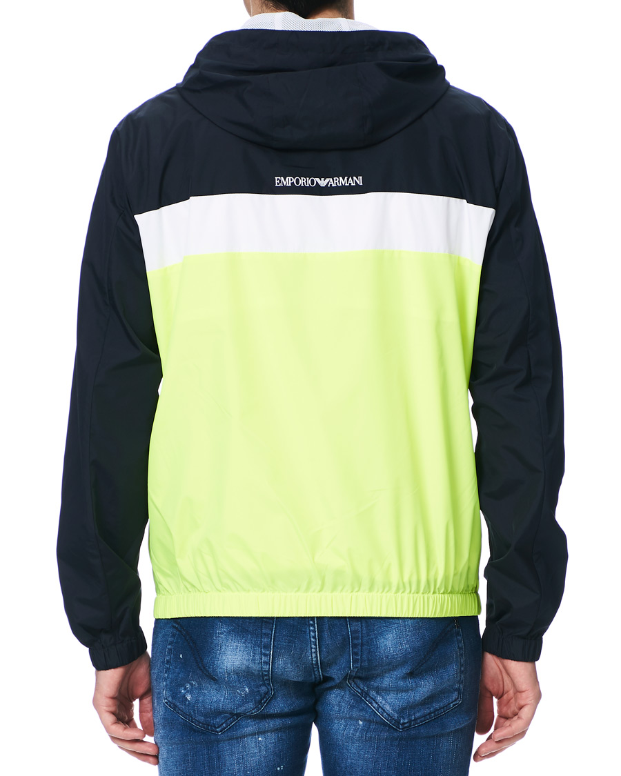 Heren | Jassen | Emporio Armani | Windbreaker Jacket Navy/Yellow