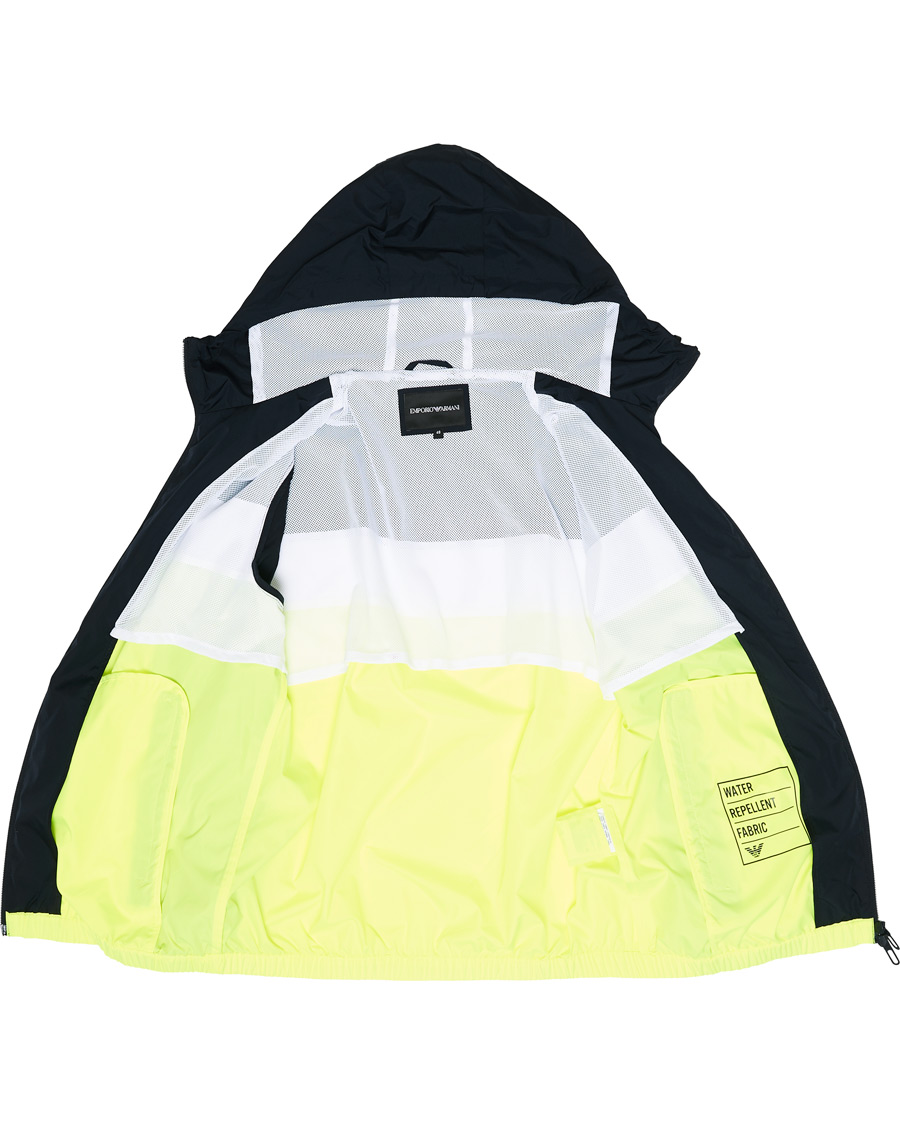 Heren | Jassen | Emporio Armani | Windbreaker Jacket Navy/Yellow