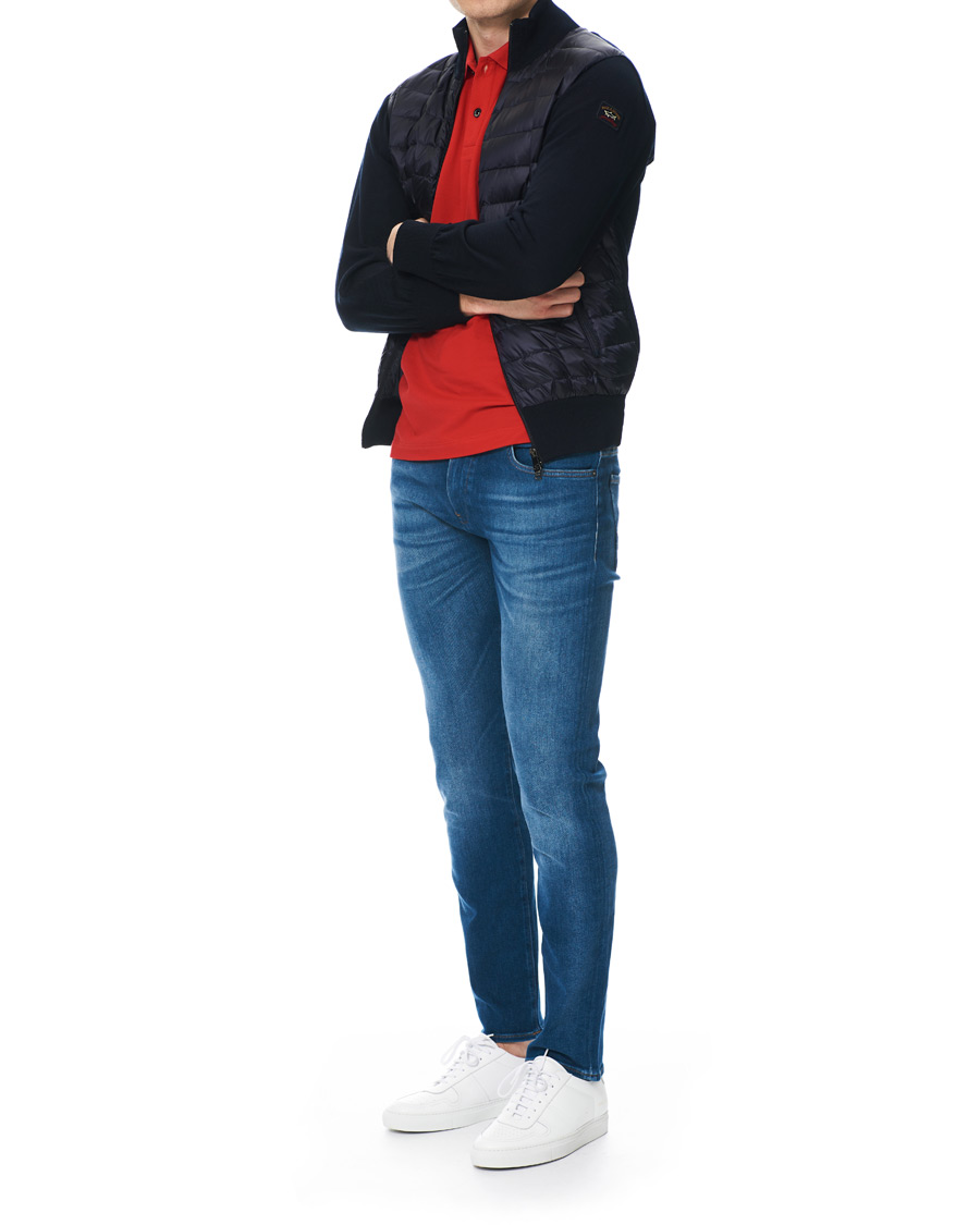 Heren | Jassen | Paul&Shark | Hybrid Full Zip Jacket Navy