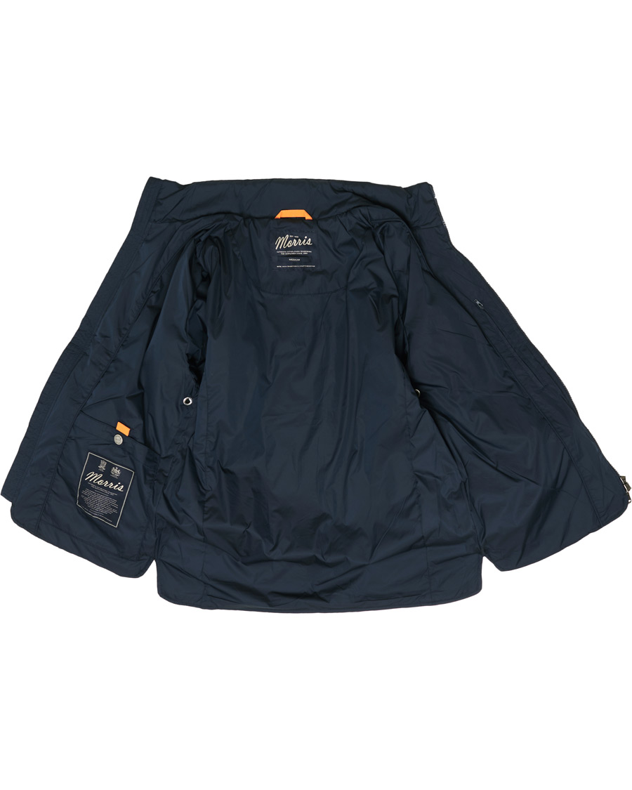 Heren | Jassen | Morris | Quilted Crew Jacket Navy