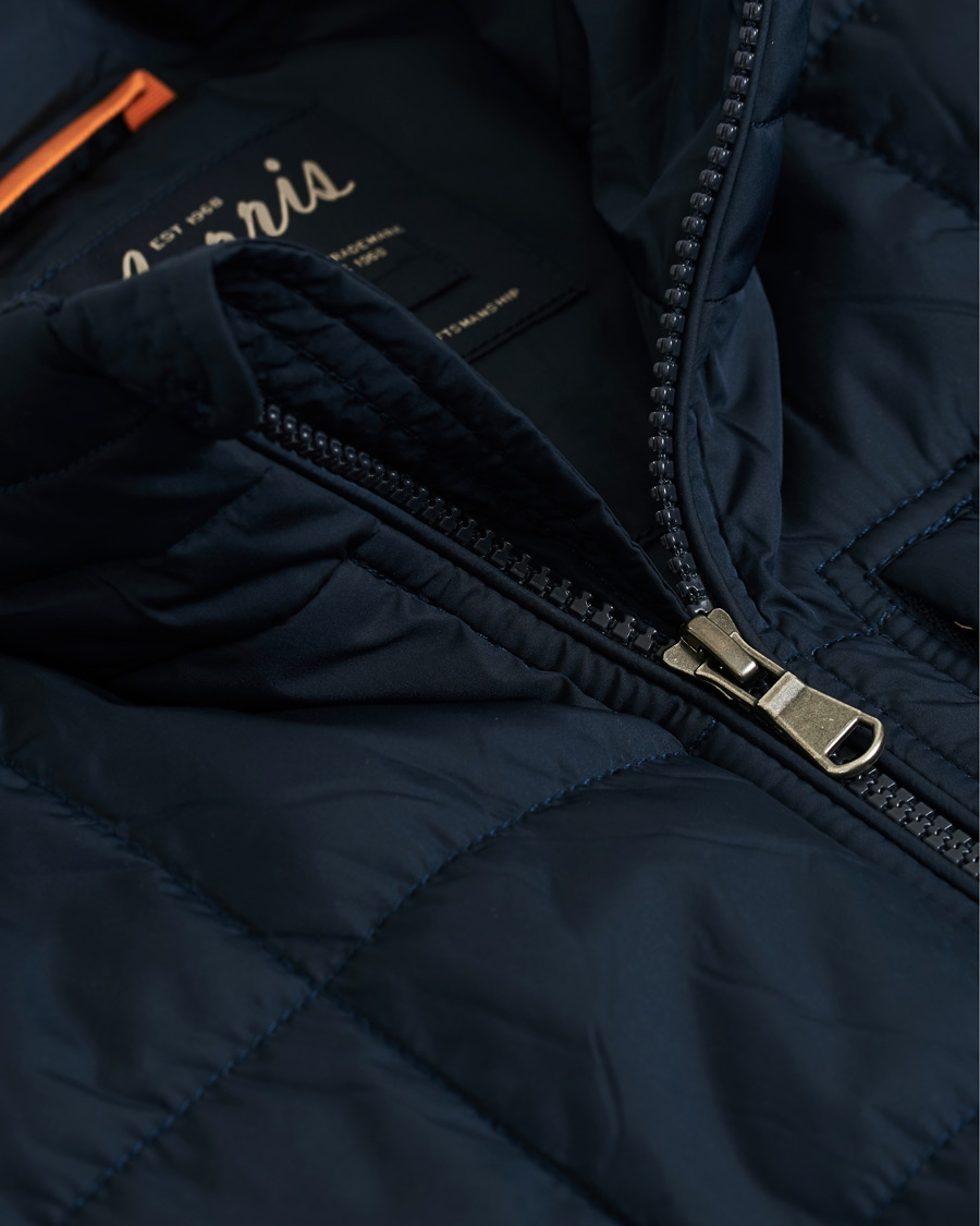 Heren | Jassen | Morris | Quilted Crew Vest Navy