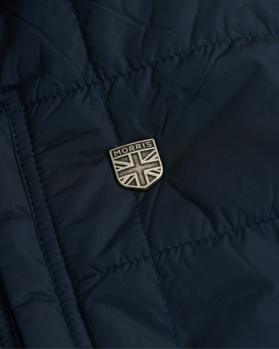 Heren | Jassen | Morris | Quilted Crew Vest Navy