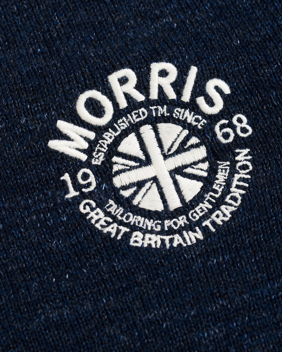 Heren | Truien | Morris | Leron Knitted O-Neck Navy