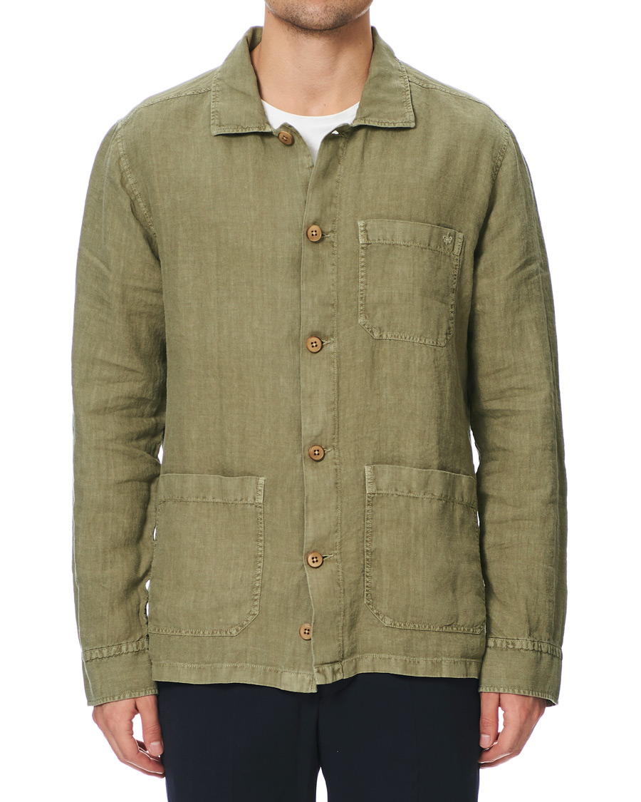 Heren | Overhemden | Morris | Ethan Overshirt Jacket Olive