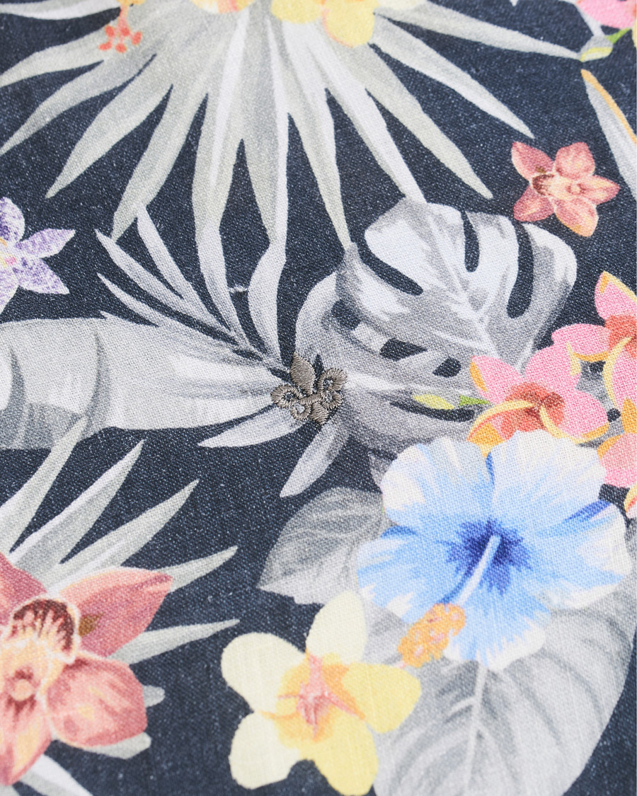 Heren | Overhemden | Morris | Harvey Printed Flower Button Down Shirt Navy