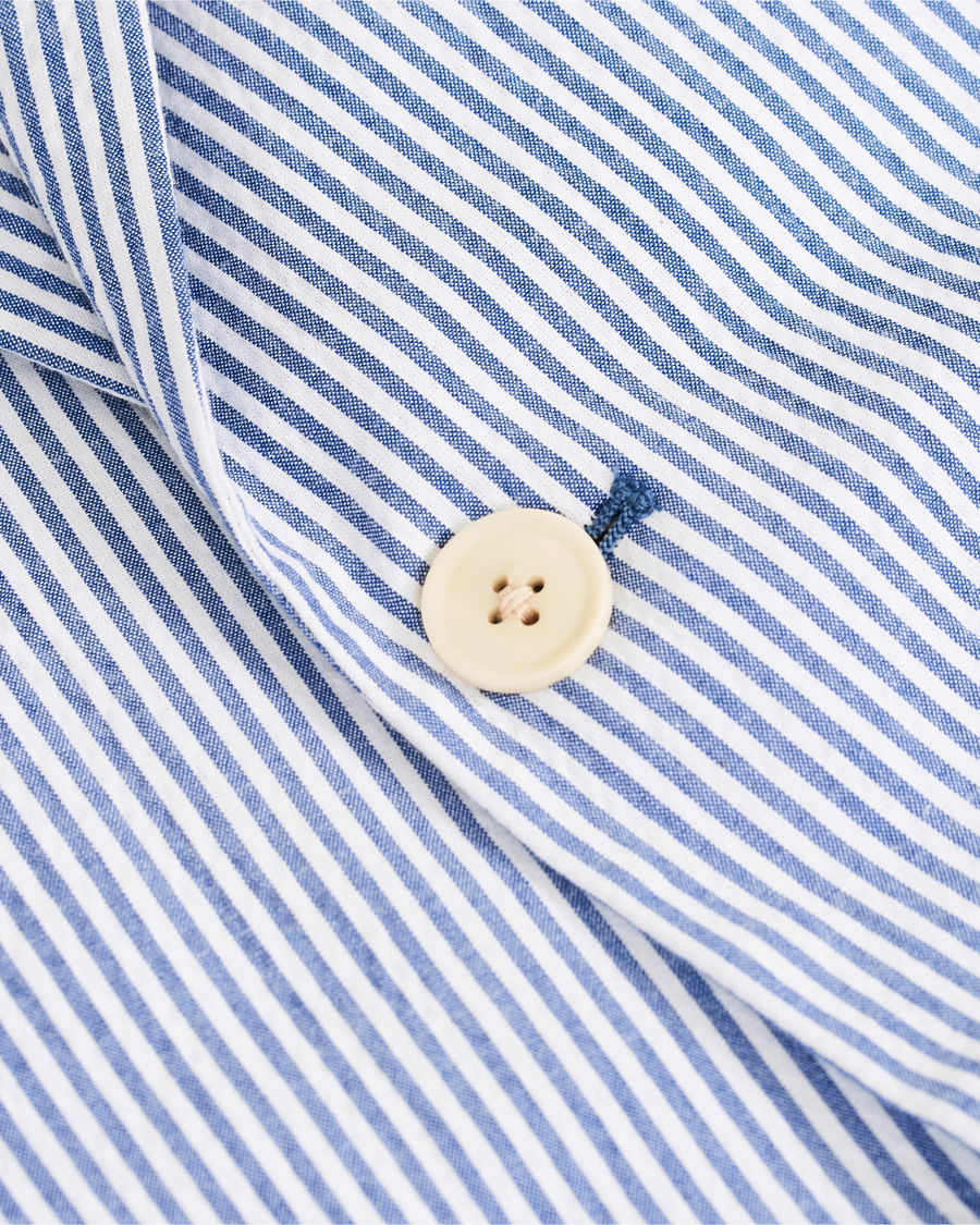 Heren | Blazers | Morris | Resort Striped Seersucker Balzer Blue/White