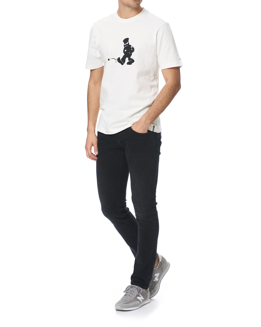 Heren | T-shirts | C.P. Company | Comics And Cars Logo Tee Off White