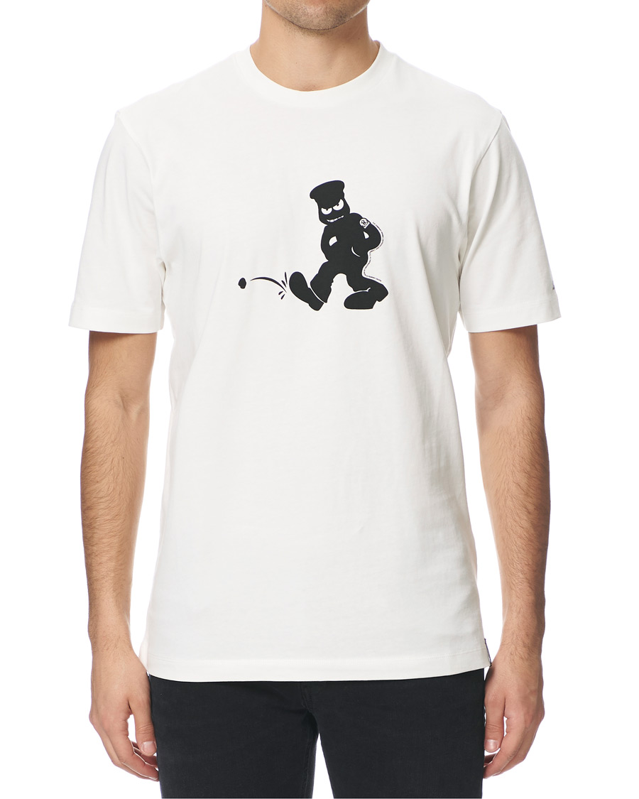 Heren | T-shirts | C.P. Company | Comics And Cars Logo Tee Off White