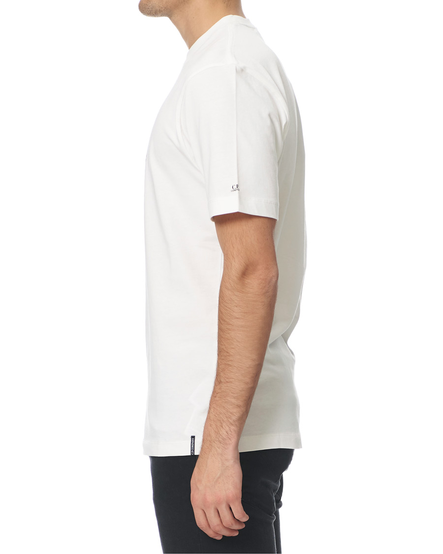 Heren | T-shirts | C.P. Company | Comics And Cars Logo Tee Off White