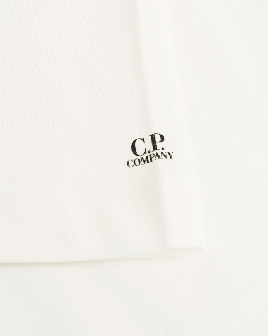 Heren | T-shirts | C.P. Company | Comics And Cars Logo Tee Off White