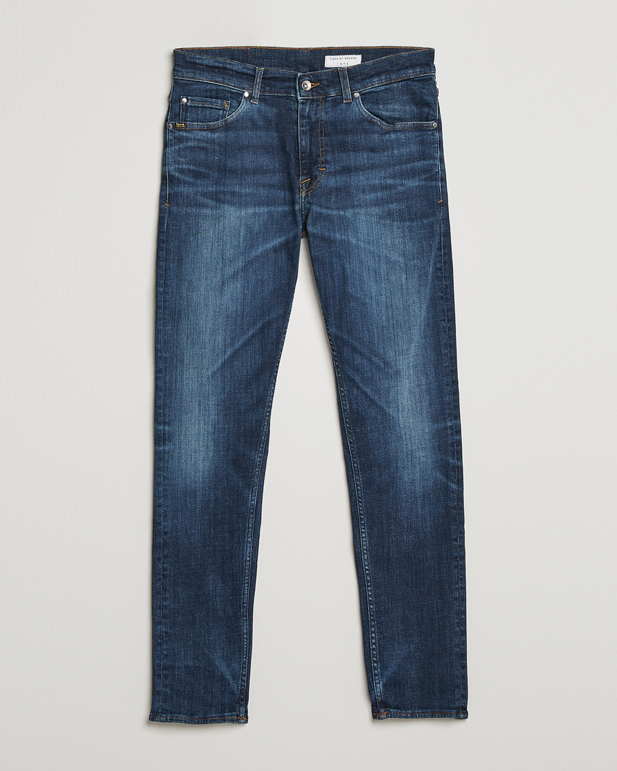 Heren | Jeans | Tiger of Sweden | Evolve Super Stretch Top Jeans Medium Blue