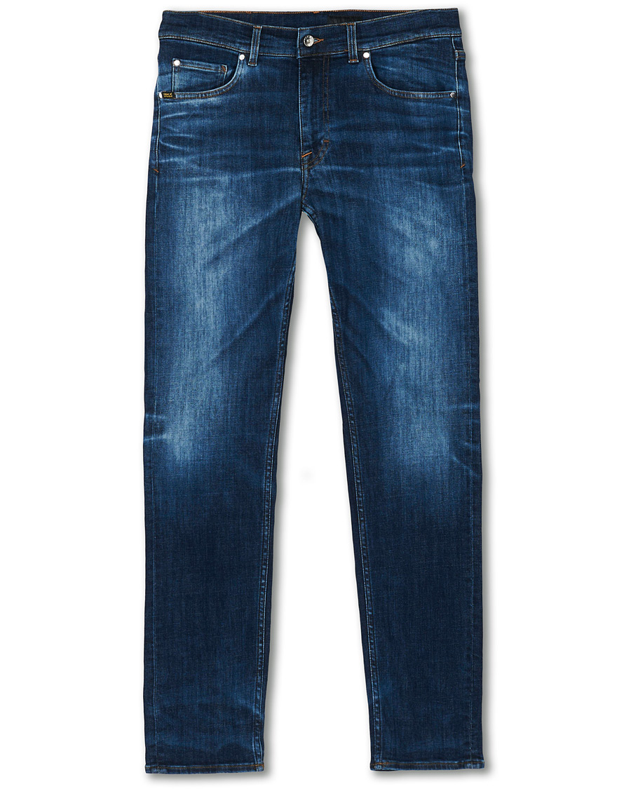 Heren | Jeans | Tiger of Sweden Jeans | Leon Super Stretch Top Jeans Medium Blue