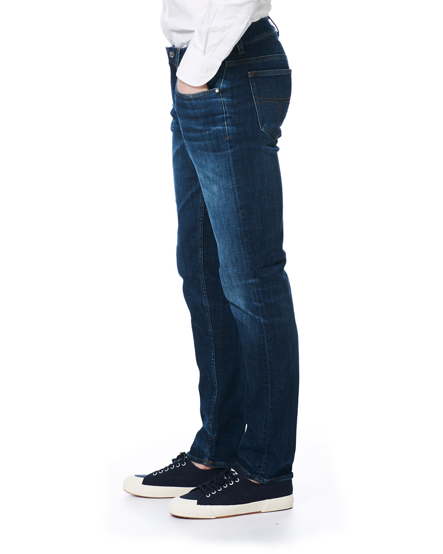Heren | Jeans | Tiger of Sweden Jeans | Leon Super Stretch Top Jeans Medium Blue