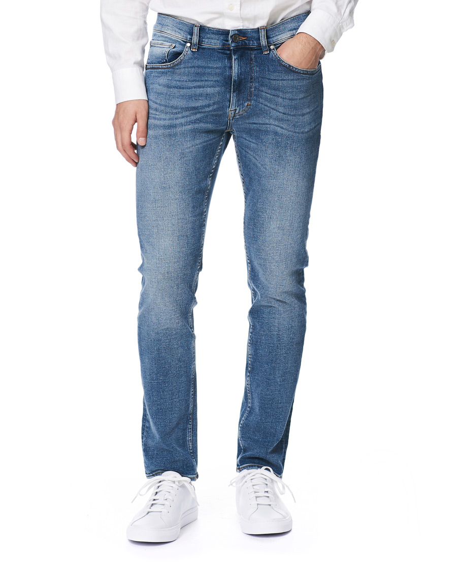 Heren | Jeans | Tiger of Sweden Jeans | Leon Super Stretch Coen Jeans Light Washed