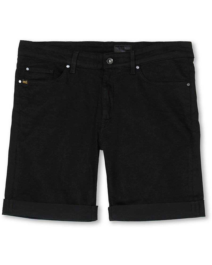 Heren | Korte broek | Tiger of Sweden Jeans | Ash Stretch Forever Shorts Black