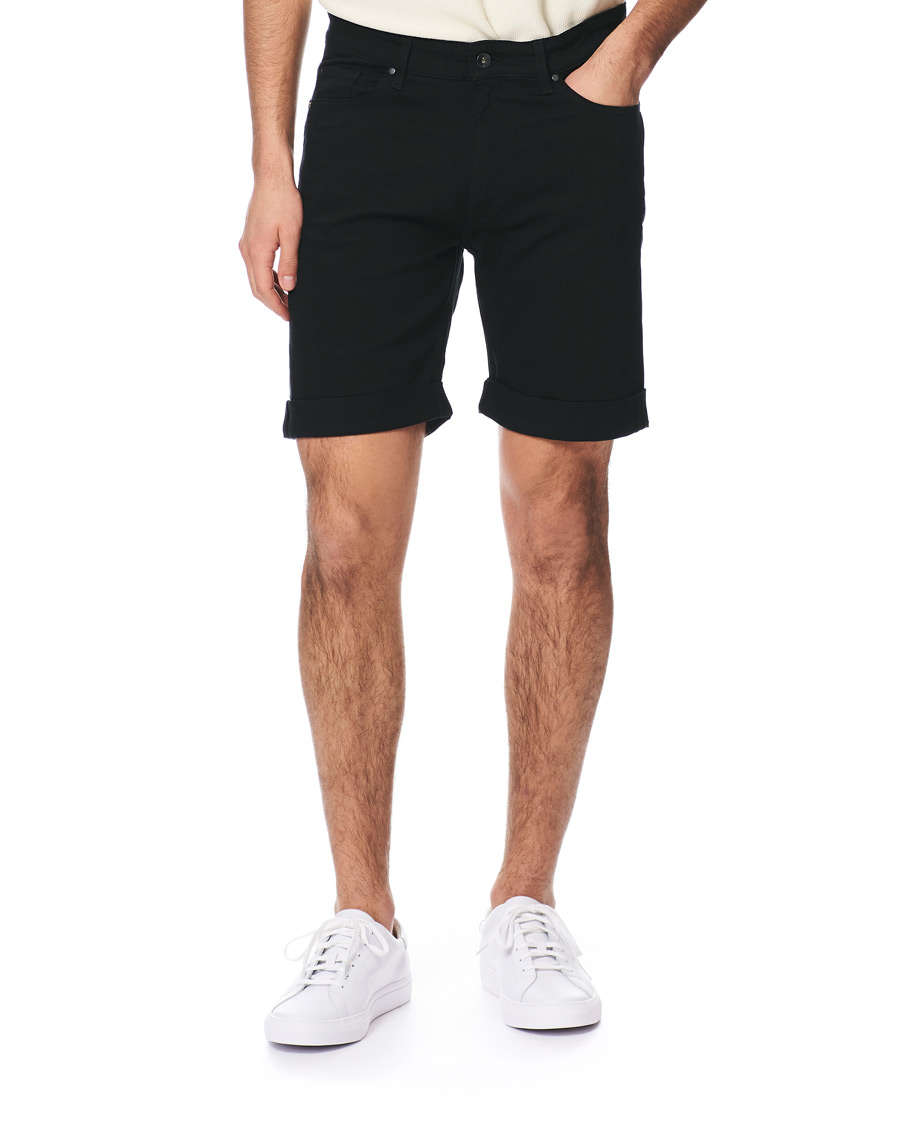 Heren | Korte broek | Tiger of Sweden Jeans | Ash Stretch Forever Shorts Black