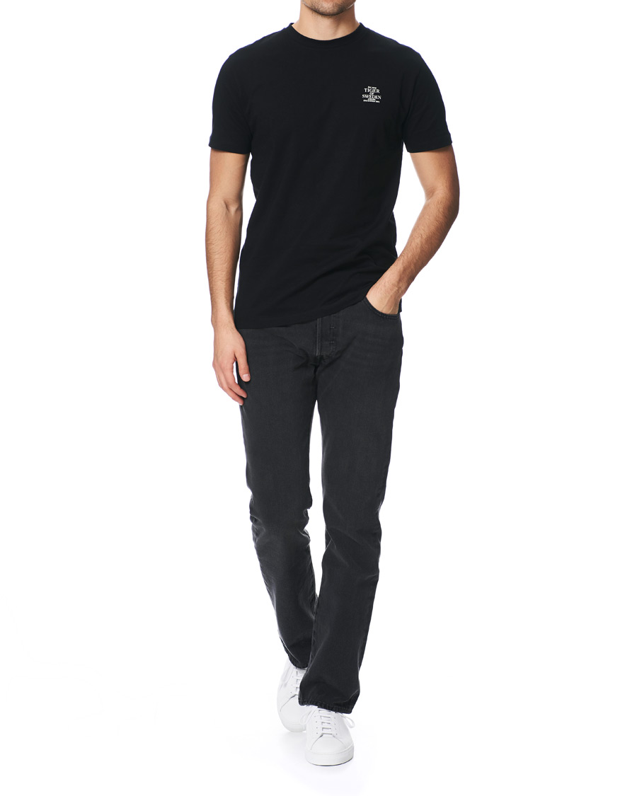 Heren | T-shirts | Tiger of Sweden Jeans | Fleek Crew Neck Tee Black