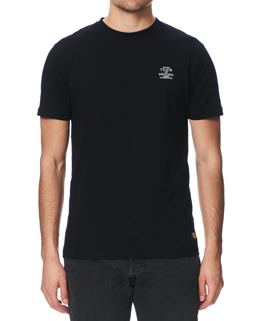 Heren | T-shirts | Tiger of Sweden Jeans | Fleek Crew Neck Tee Black