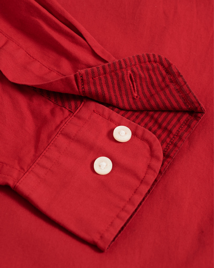 Heren | Overhemden | Tommy Hilfiger | Slim Fit Garment Dyed Twill Shirt Primary Red