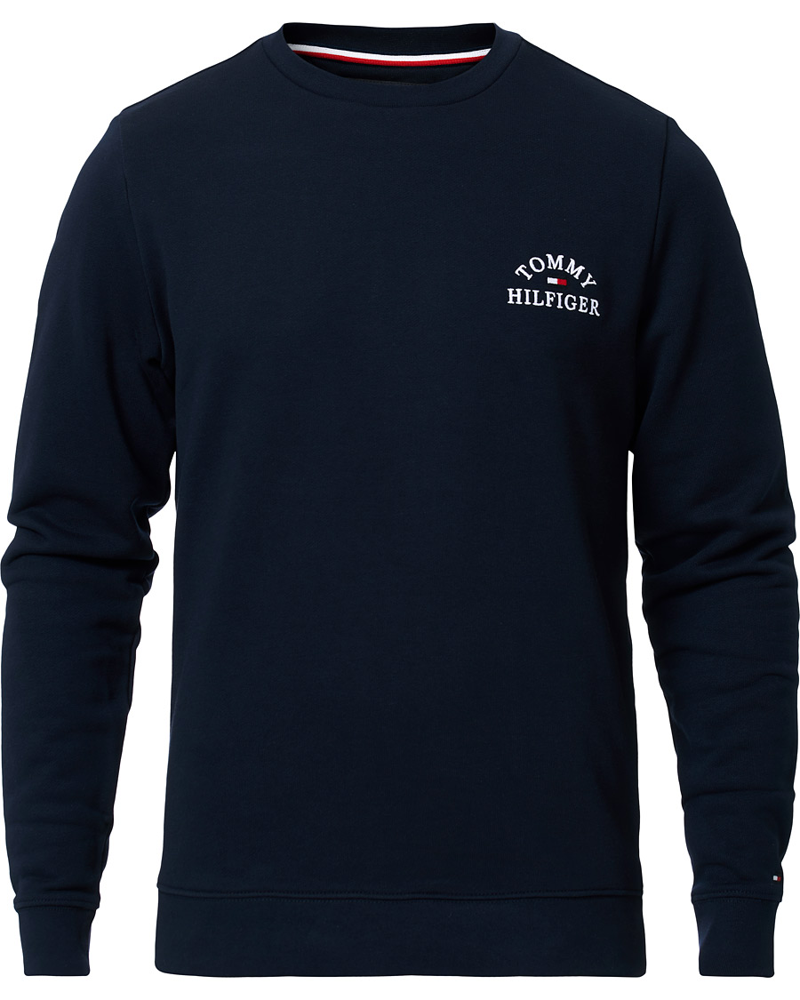 Heren | Truien | Tommy Hilfiger | Embroidered Crew Neck Sweatshirt Desert Sky