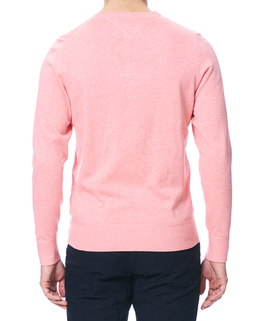 Heren | Truien | Tommy Hilfiger | Organic Cotton/Silk Crew Neck Pullover Pink Grapefruit