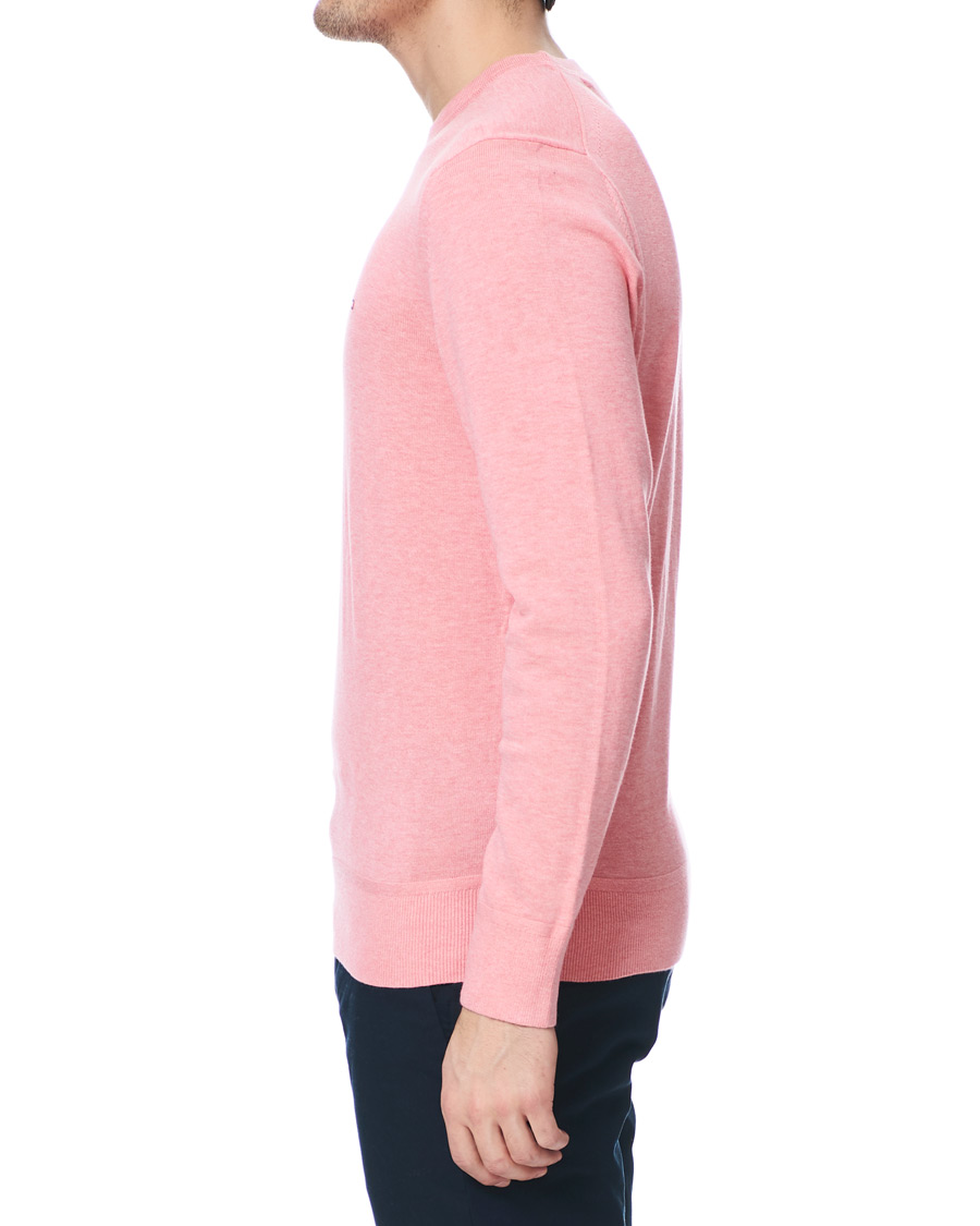 Heren | Truien | Tommy Hilfiger | Organic Cotton/Silk Crew Neck Pullover Pink Grapefruit