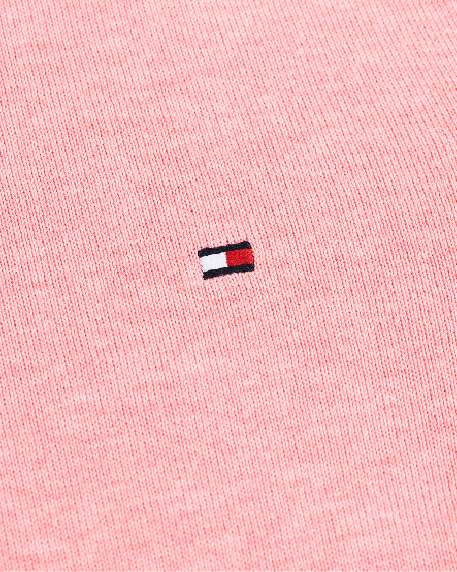 Heren | Truien | Tommy Hilfiger | Organic Cotton/Silk Crew Neck Pullover Pink Grapefruit