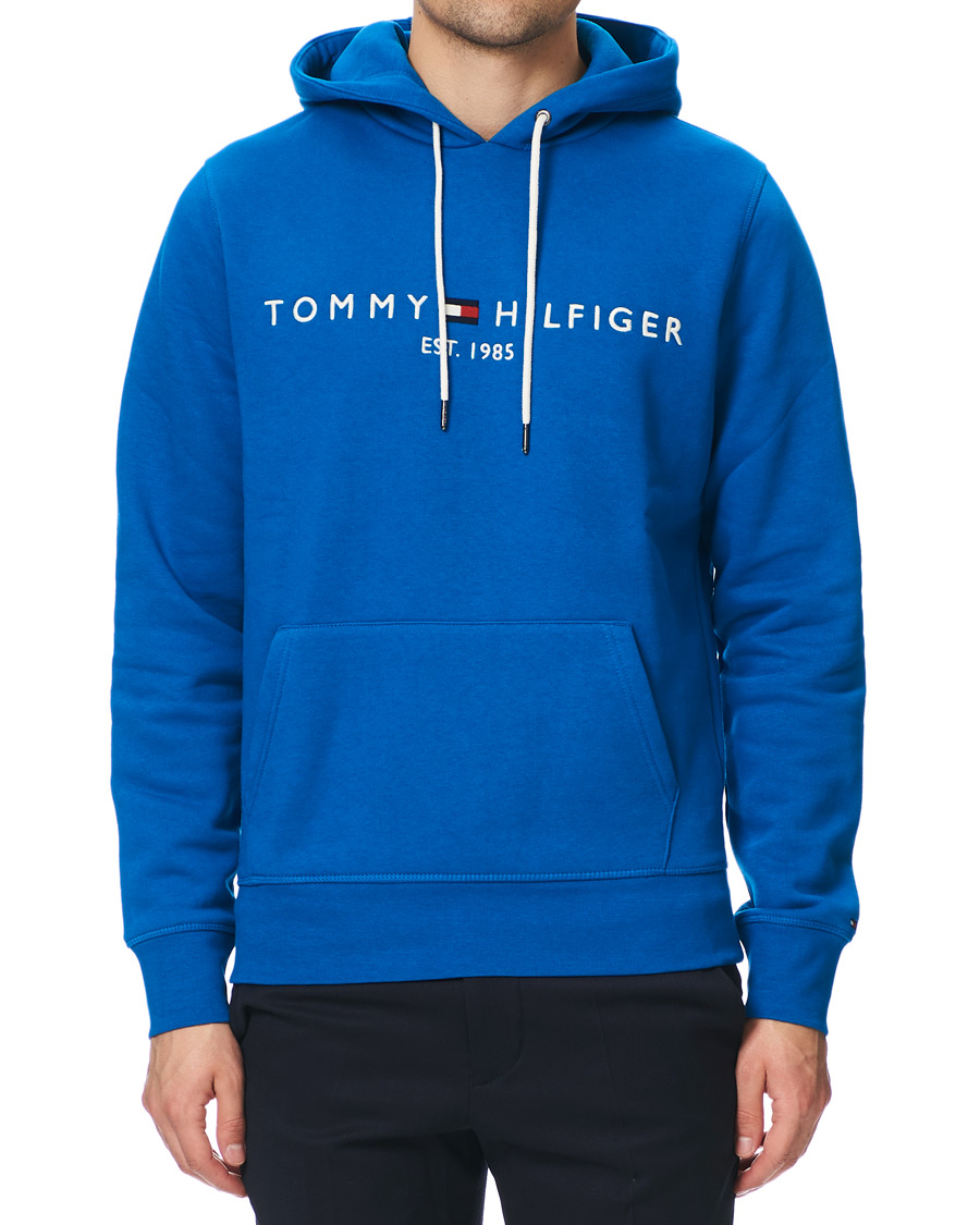 Heren | Truien | Tommy Hilfiger | Logo Hoodie Regatta Blue