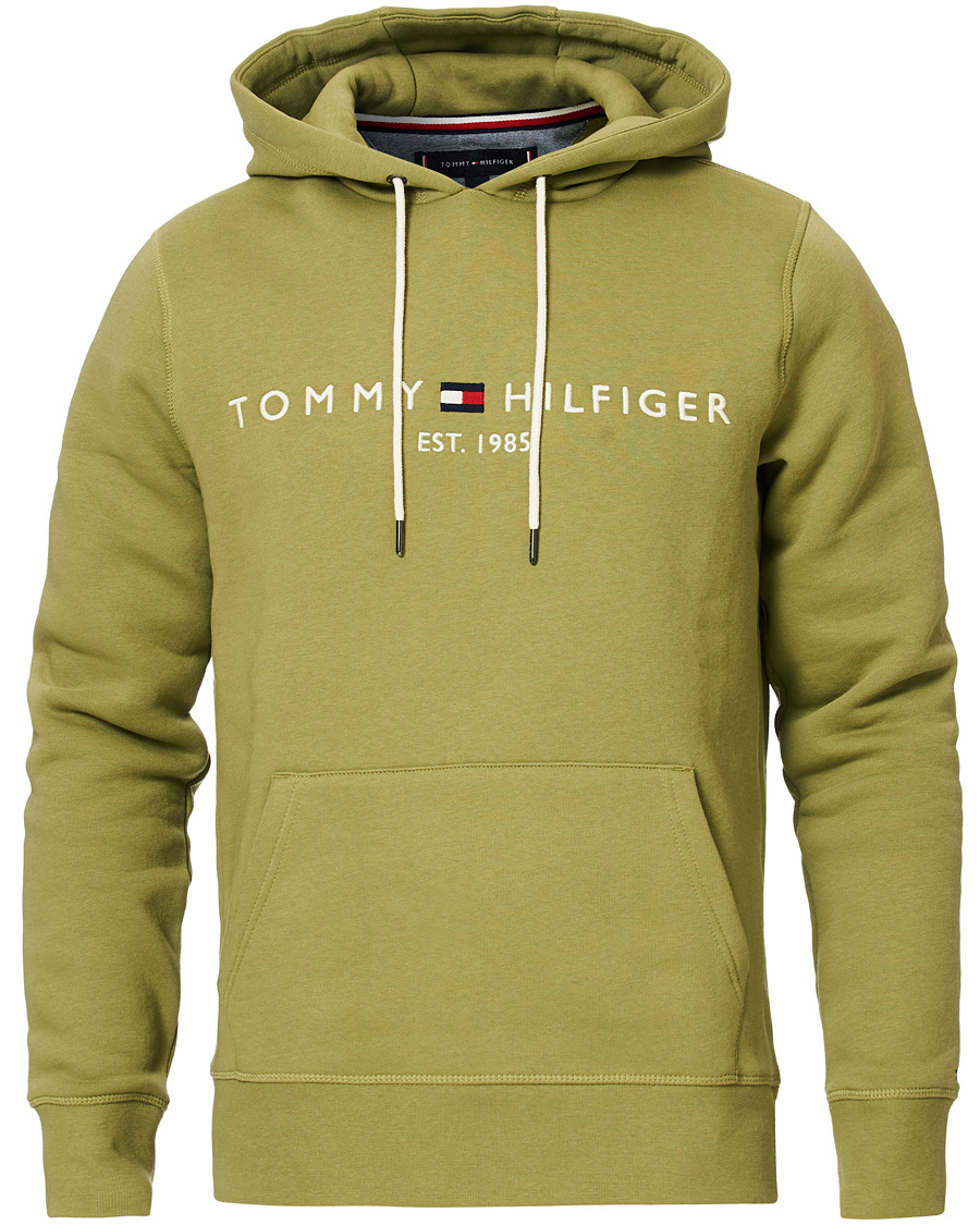 Heren | Truien | Tommy Hilfiger | Logo Hoodie Faded Olive