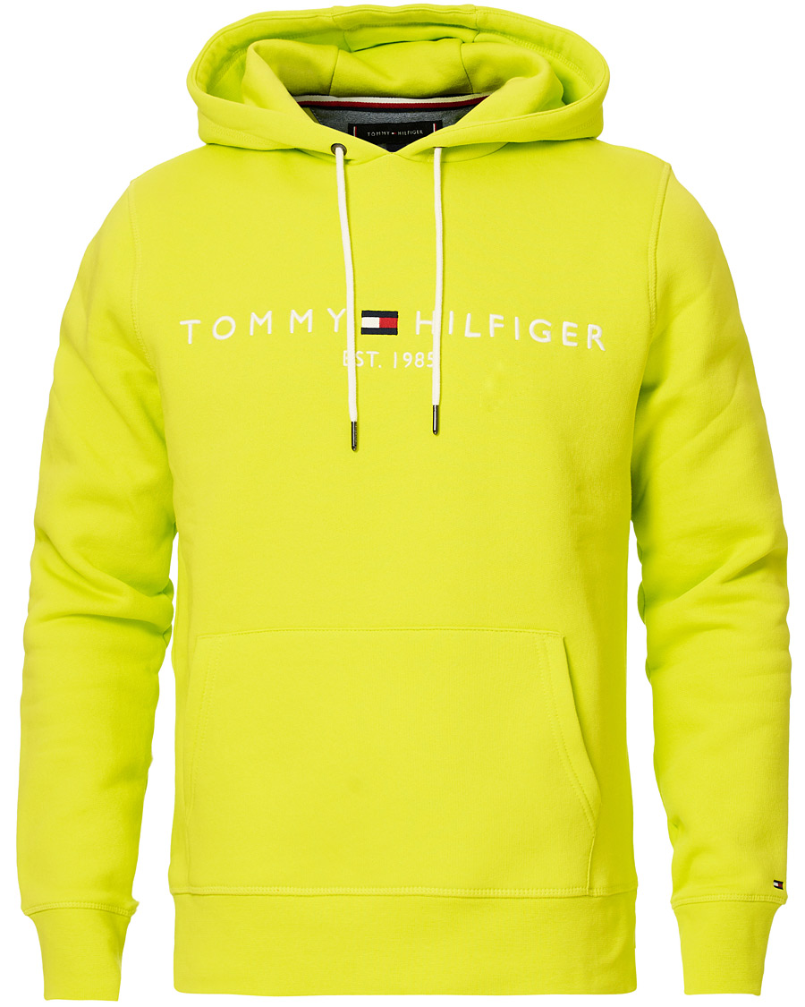 Heren | Truien | Tommy Hilfiger | Logo Hoodie Lemon Lime