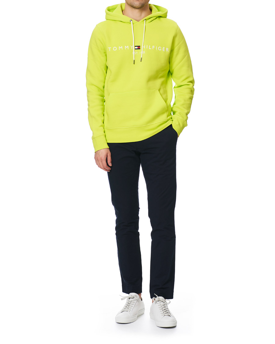 Heren | Truien | Tommy Hilfiger | Logo Hoodie Lemon Lime