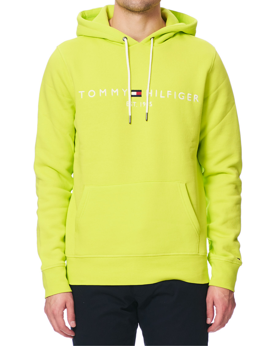 Heren | Truien | Tommy Hilfiger | Logo Hoodie Lemon Lime
