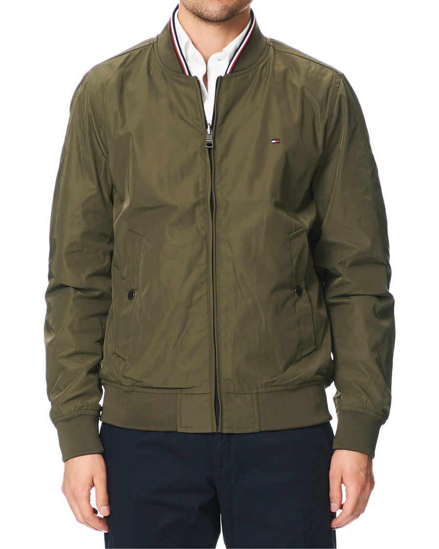 Heren | Jassen | Tommy Hilfiger | Reversible Bomber Jacket Army Green