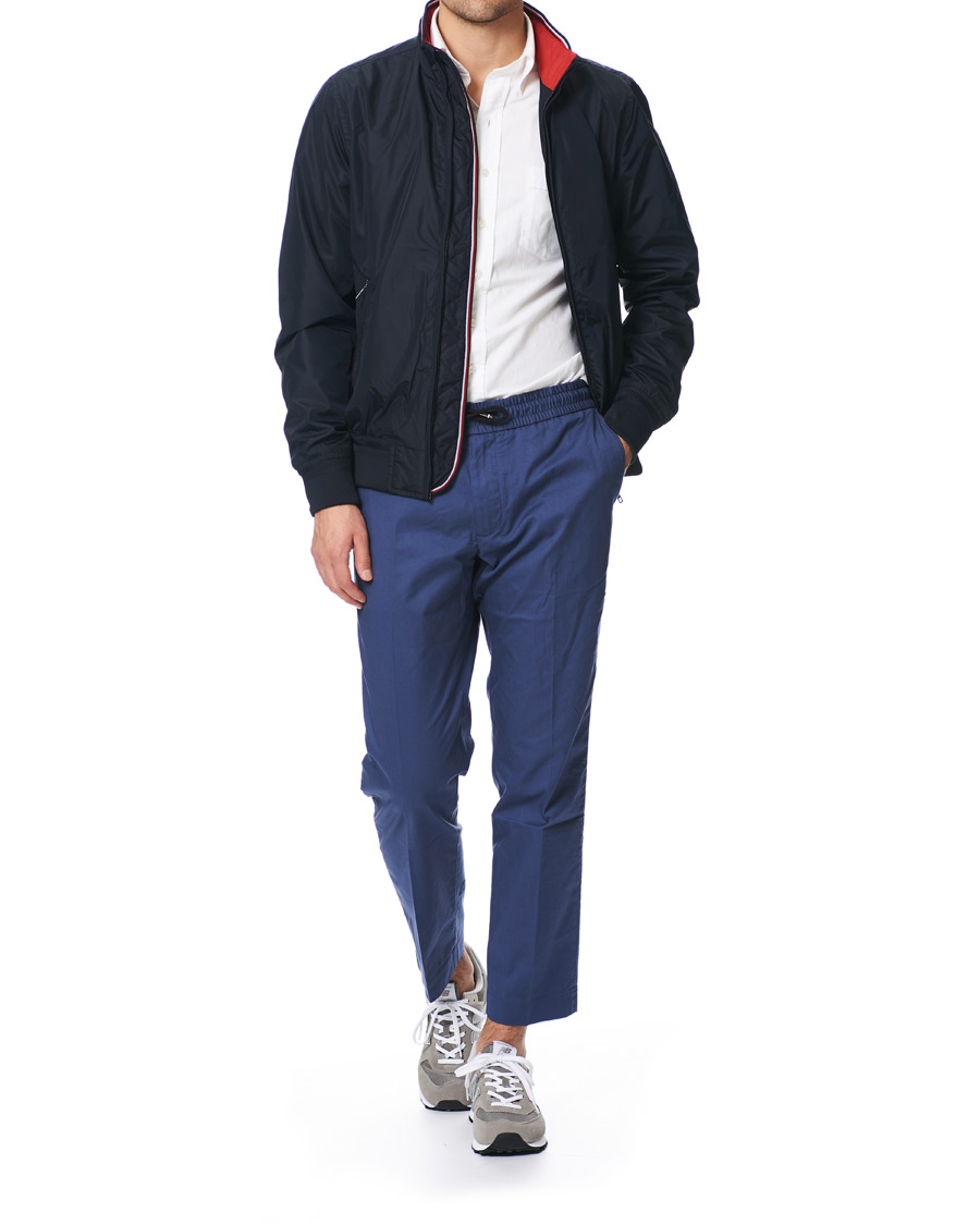Heren | Broeken | Tommy Hilfiger | Summer Twill Flex Drawstring Trousers Faded Indigo