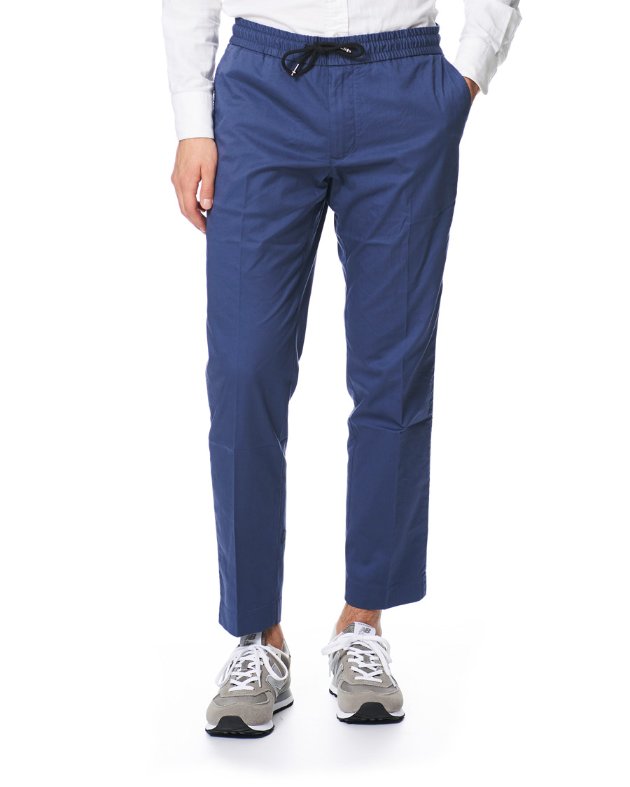 Heren | Broeken | Tommy Hilfiger | Summer Twill Flex Drawstring Trousers Faded Indigo