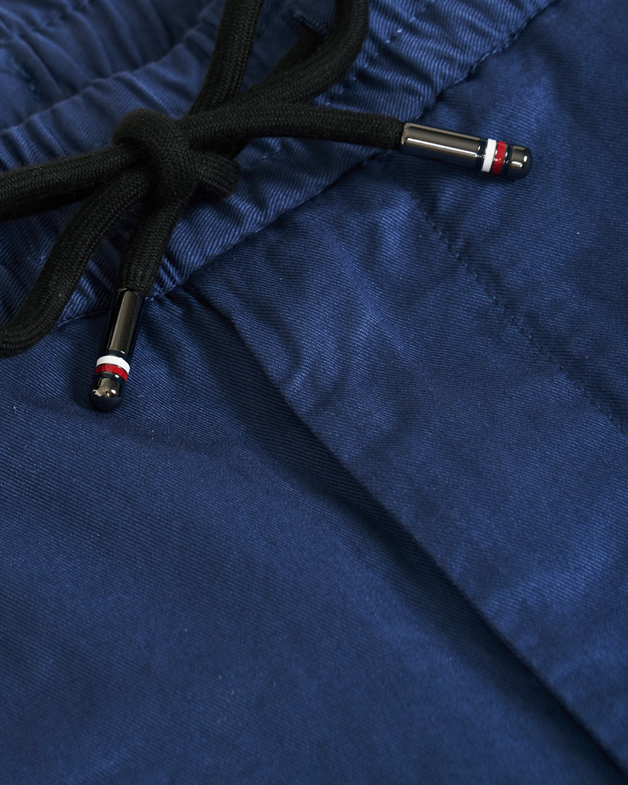 Heren | Broeken | Tommy Hilfiger | Summer Twill Flex Drawstring Trousers Faded Indigo