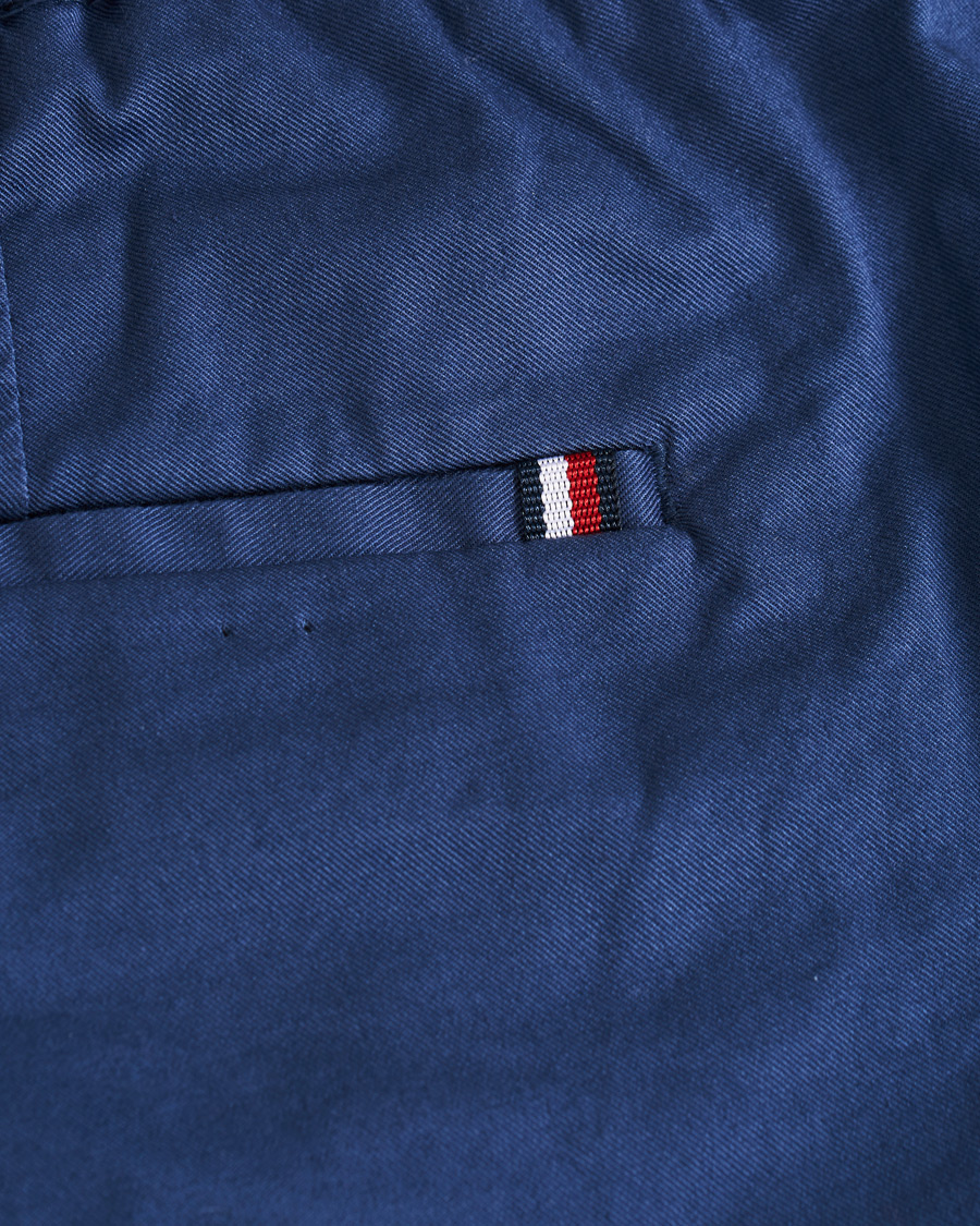 Heren | Broeken | Tommy Hilfiger | Summer Twill Flex Drawstring Trousers Faded Indigo
