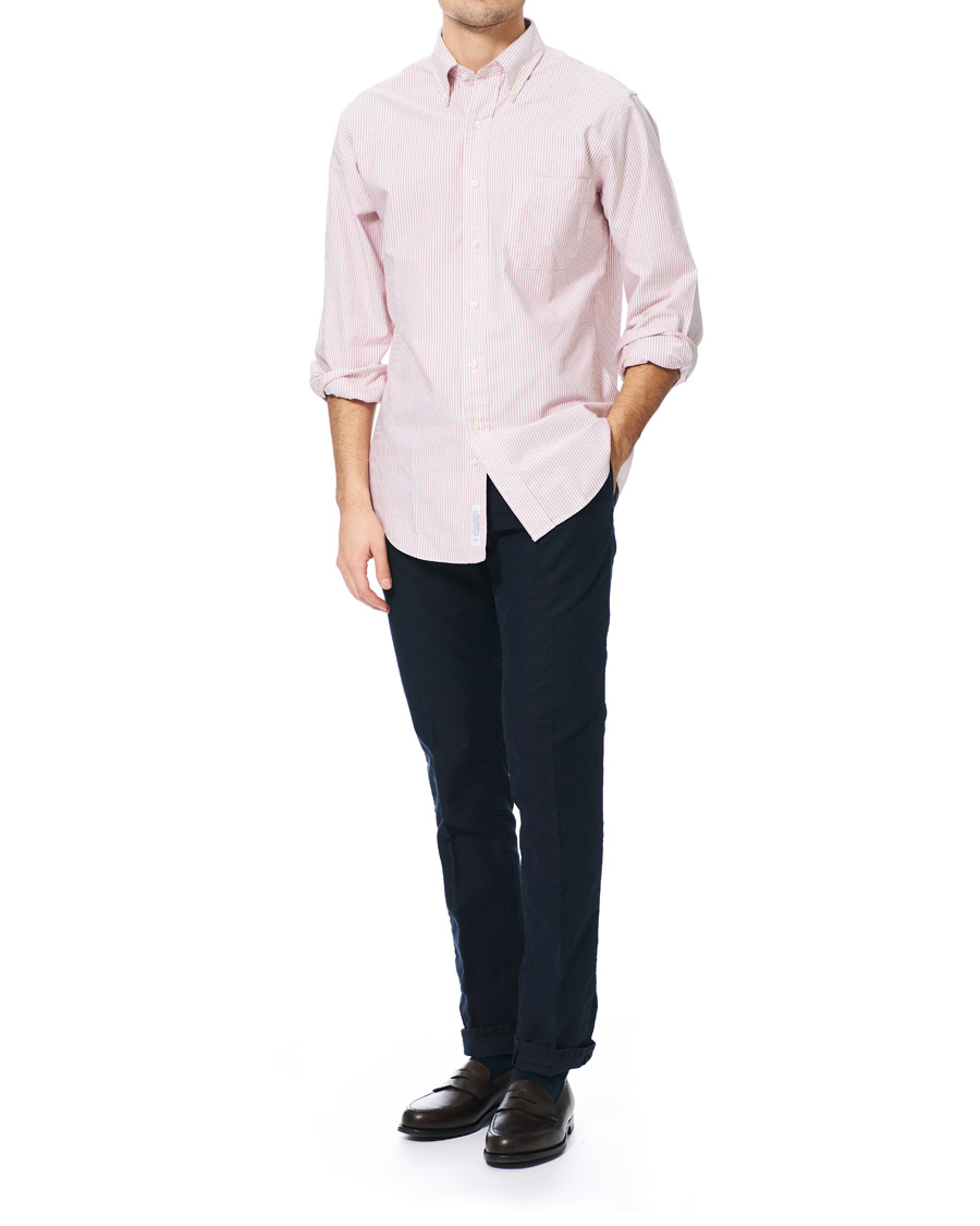 Heren | Overhemden | Brooks Brothers | Regent Fit Cotton Oxford Shirt Red/White