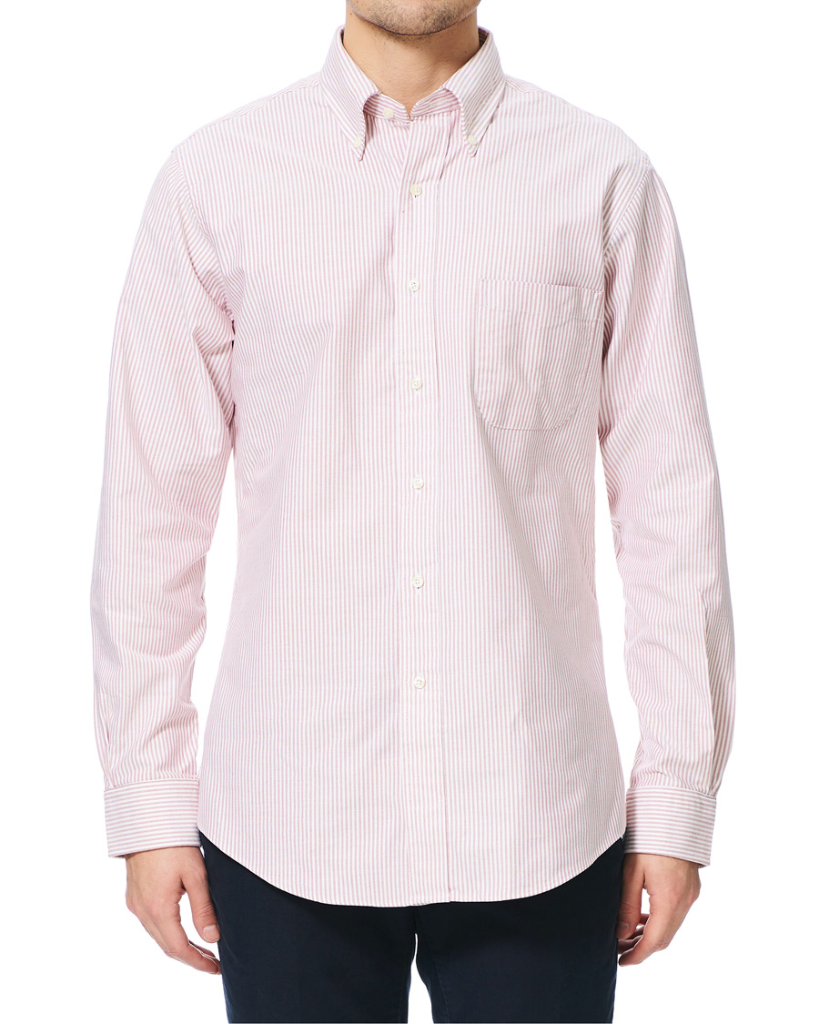 Heren | Overhemden | Brooks Brothers | Regent Fit Cotton Oxford Shirt Red/White