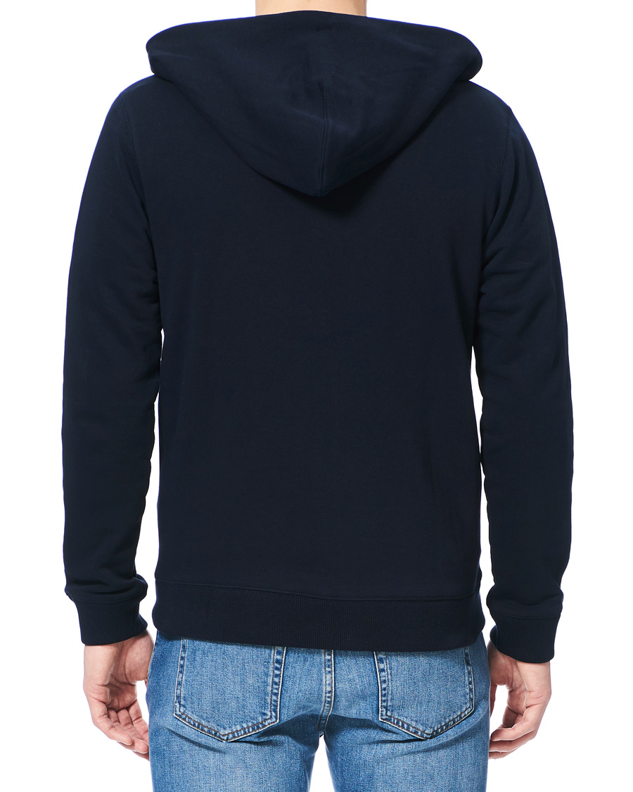 Heren | Truien | Lexington | Michael Full Zip Logo Hoodie Dark Blue