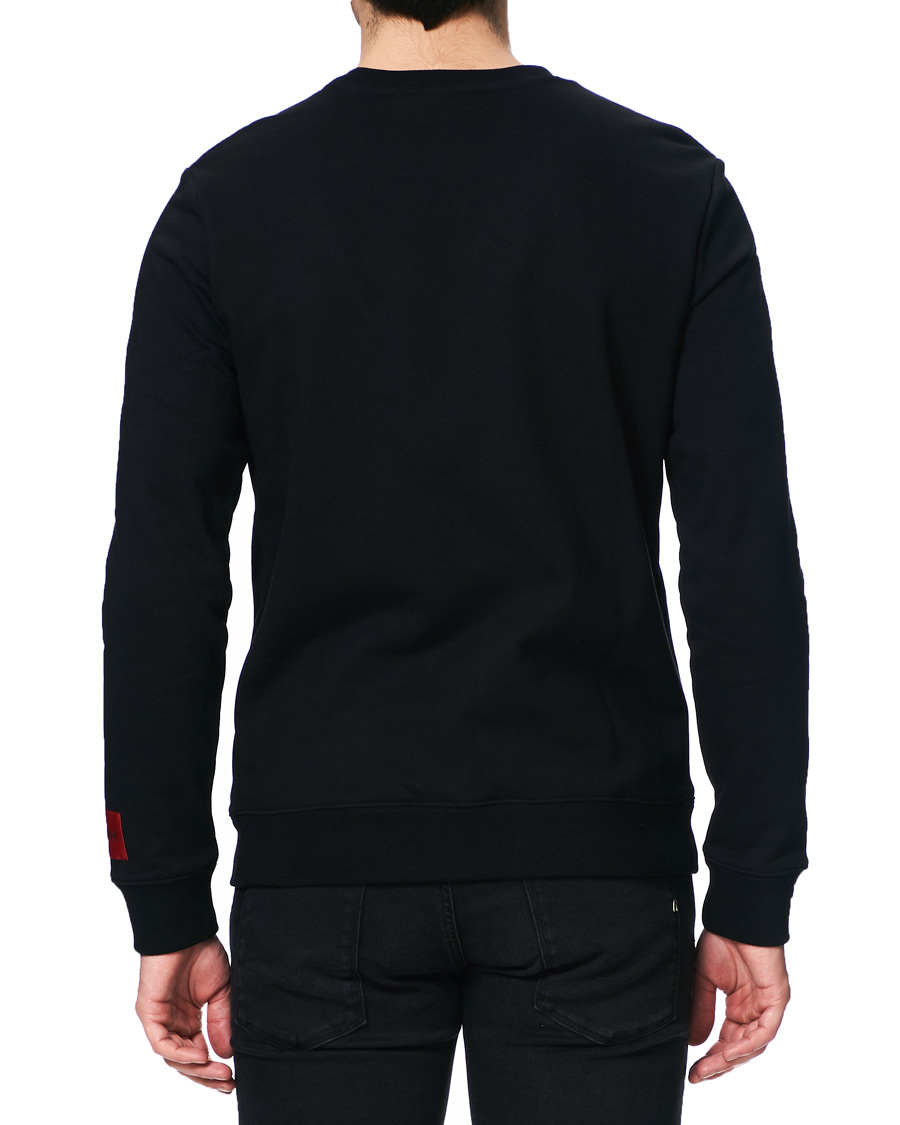 Heren | Truien | HUGO | Deroes Printed Sweatshirt Black