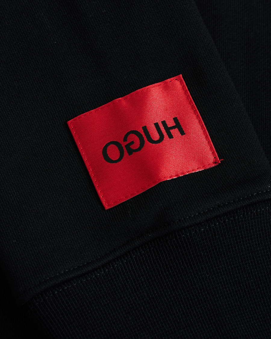 Heren | Truien | HUGO | Deroes Printed Sweatshirt Black