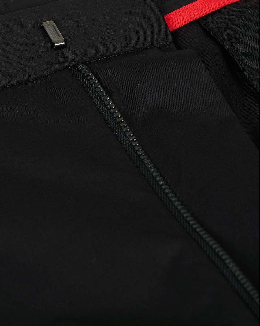 Heren | Broeken | HUGO | Gadu Pleated Stretch Pants Black