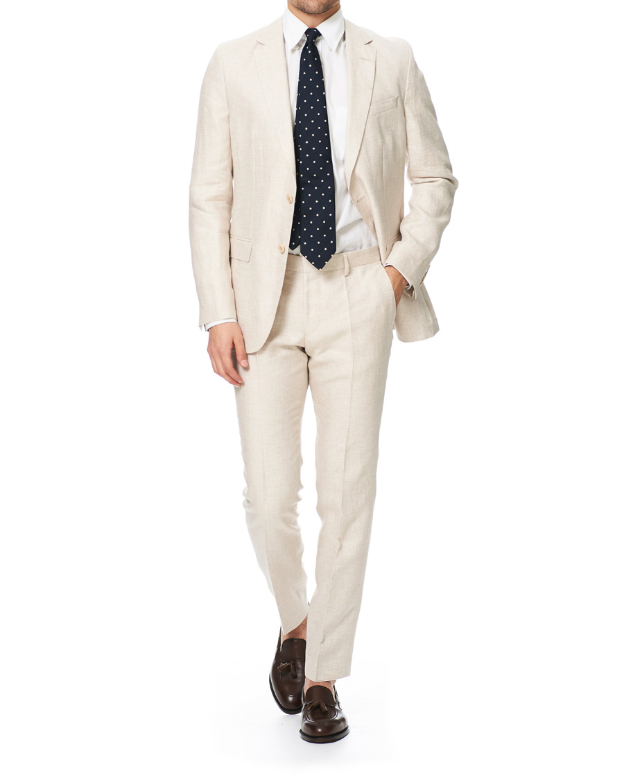 Heren | Pakken | BOSS BLACK | BOSS Nelin/Ben Vegan Linen Suit Nature