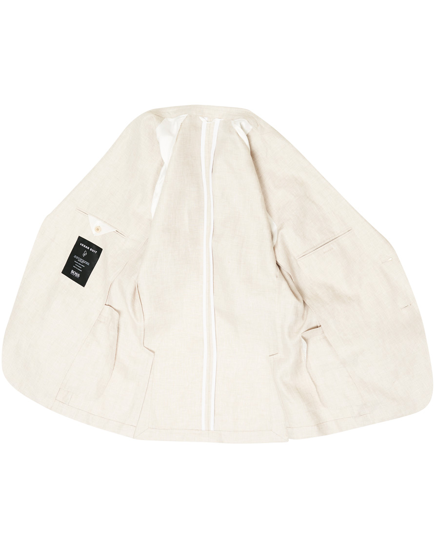 Heren | Pakken | BOSS BLACK | BOSS Nelin/Ben Vegan Linen Suit Nature