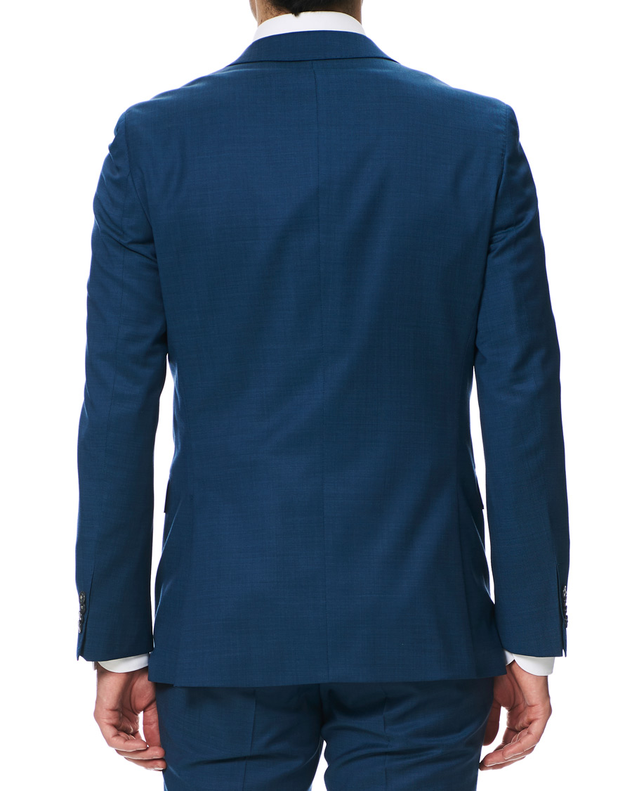 Heren | Pakken | BOSS BLACK | BOSS Novid/Ben Peak Lapel Stretch Wool Suit Napoli Blue