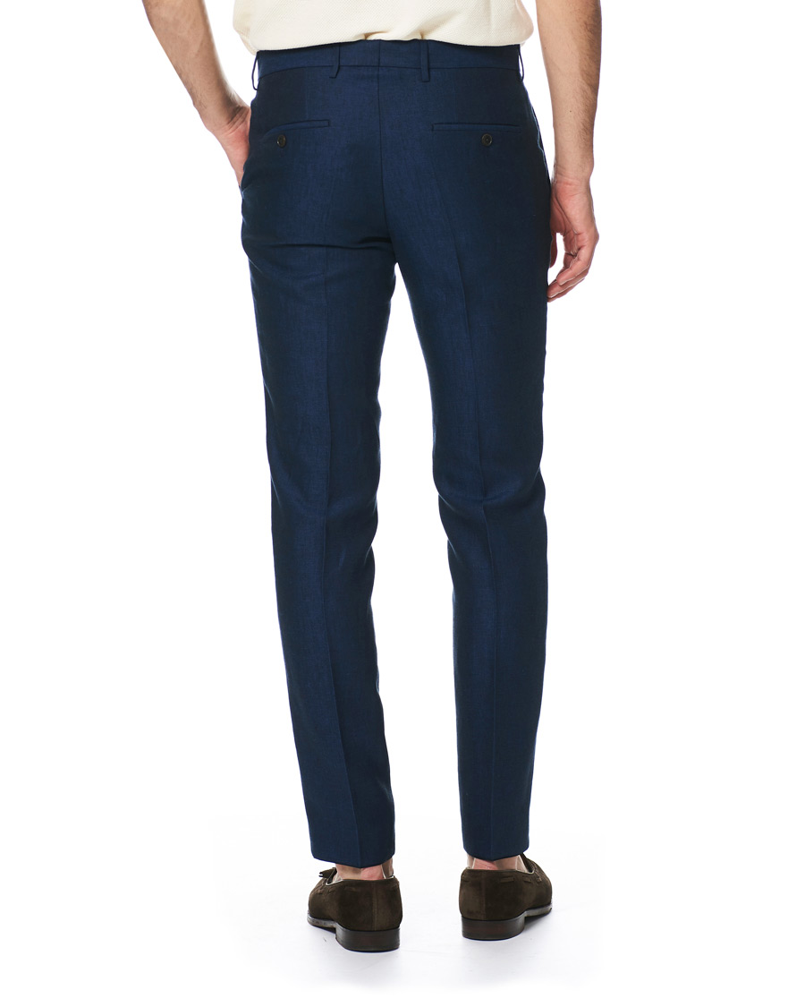 Heren | Pakken | BOSS BLACK | BOSS Nelin/Ben Vegan Linen Suit Blue