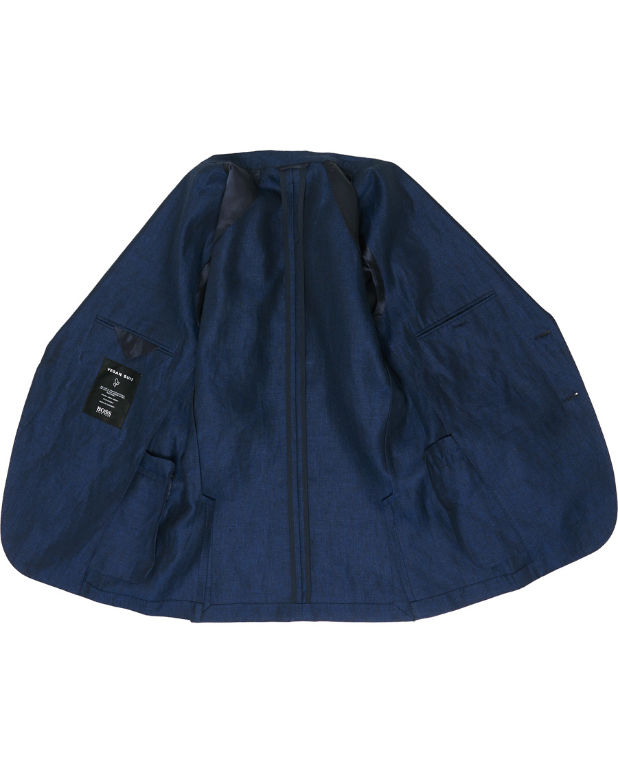 Heren | Pakken | BOSS BLACK | BOSS Nelin/Ben Vegan Linen Suit Blue